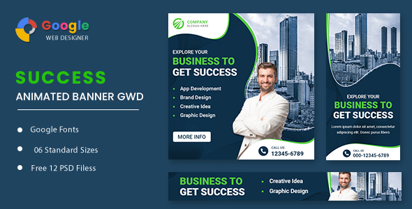 Business Animated Banner GWD icon