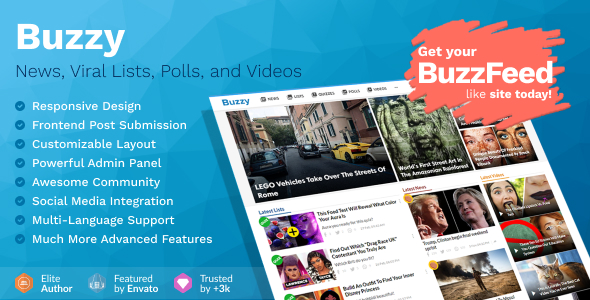 Buzzy - News, Viral Lists, Polls and Videos icon