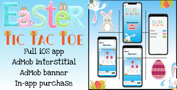 'Easter Tic Tac Toe' - Full iOS Application icon