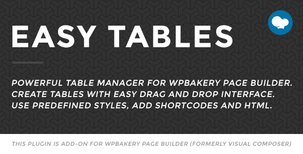 Easy Tables - Table Manager for WPBakery Page Builder icon