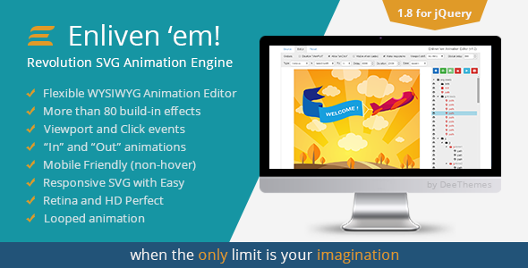 Enliven 'em! - Animation Engine for Vector Graphic icon