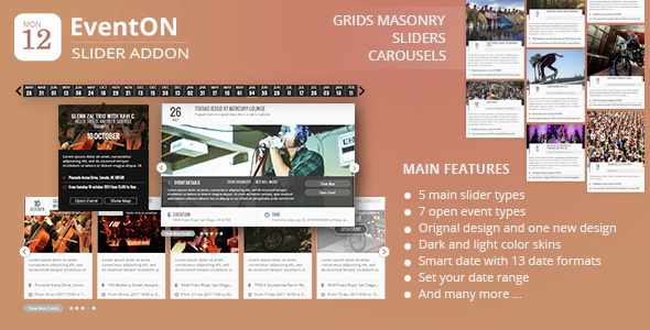 EventOn Slider Addon | Events icon