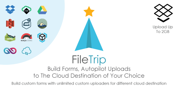 Filetrip | Easily upload to Dropbox + Google Drive + S3 + WordPress icon