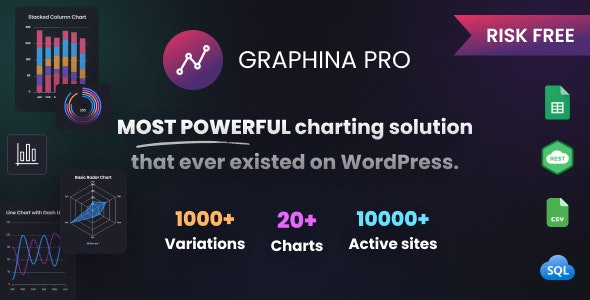 Graphina Pro - Elementor Dynamic Charts, Graphs, & Datatables icon