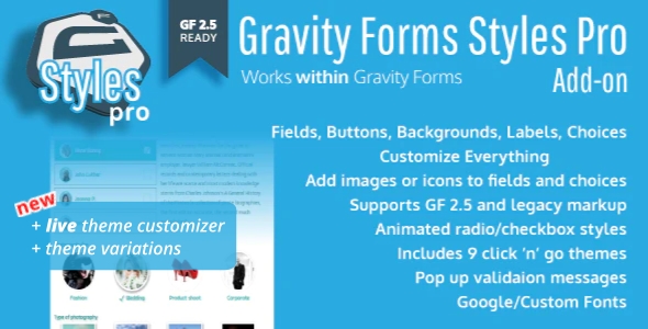 Gravity Forms Styles Pro Add-on icon