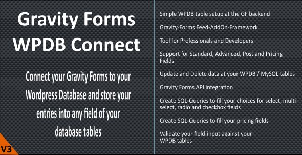 Gravity Forms - WPDB / MySQL Connect icon