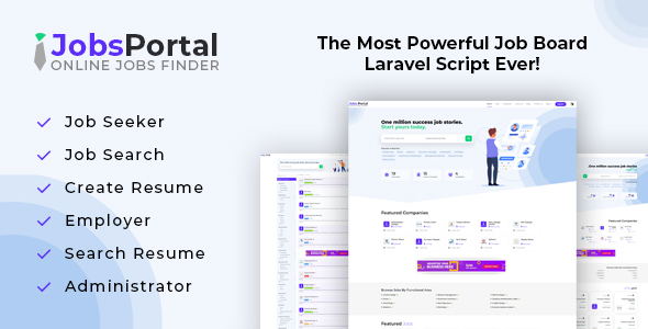 Jobs Portal - Job Board Laravel Script icon