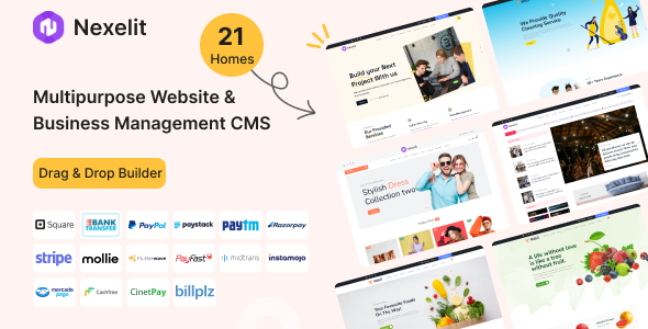 Nexelit - Multipurpose Website CMS & Business CMS icon