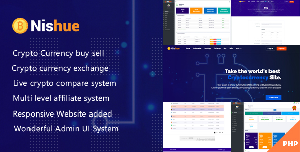 Nishue - CryptoCurrency Buy Sell Exchange and Lending with MLM System | Crypto Investment Platform icon