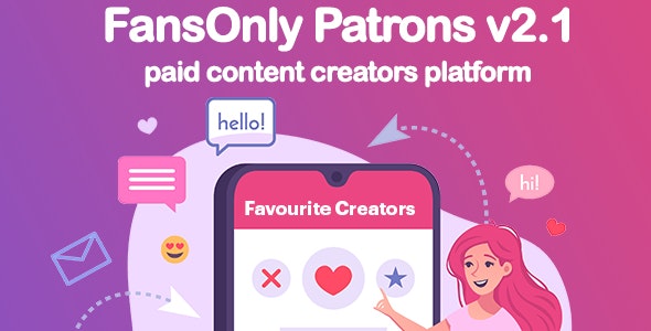 PHP FansOnly Patrons - Paid Content Creators Platform icon