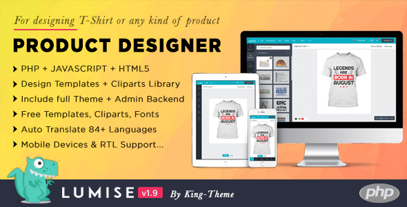 Product Designer for PHP Standalone | Lumise icon