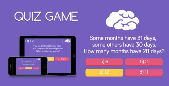 Quiz Game - HTML5 Game icon