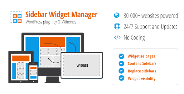 Sidebar & Widget Manager for WordPress icon
