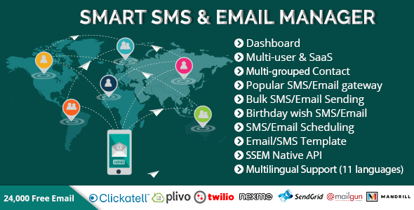 Smart SMS & Email Manager (SSEM) icon