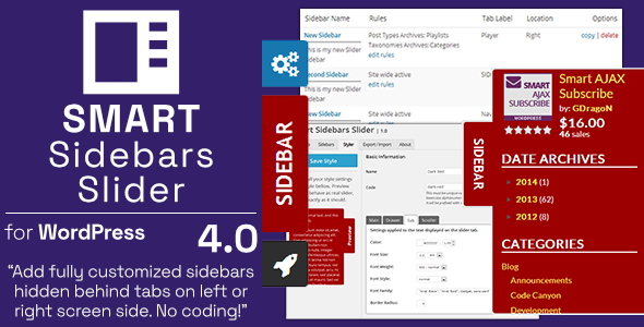 Smart Sidebars Slider - Plugin for WordPress icon