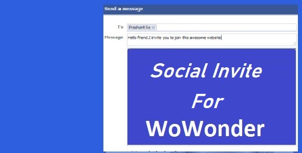 Social Invite For WoWonder icon