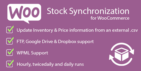 Stock Synchronization for WooCommerce icon