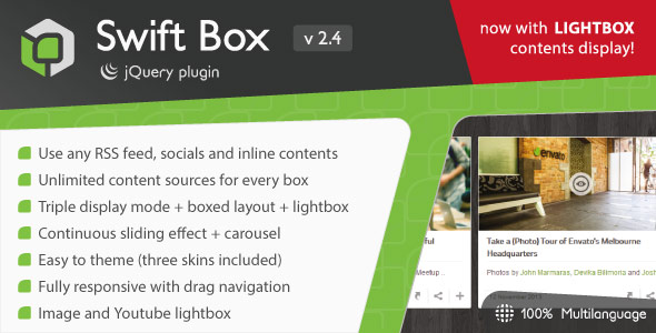 Swift Box - jQuery Contents Slider and Viewer icon