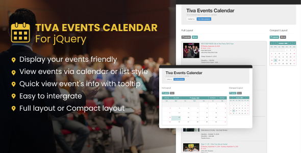 Tiva Events Calendar For jQuery icon
