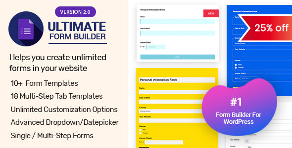 Ultimate Form Builder - #1 Form Builder For WordPress icon