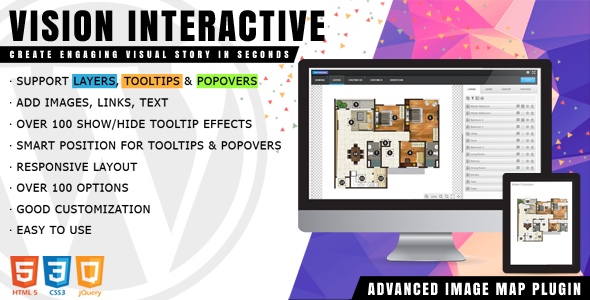 Vision Interactive - Image Map Builder for WordPress icon
