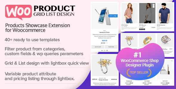 WOO Product Grid/List Design- Responsive Products Showcase Extension for WooCommerce icon