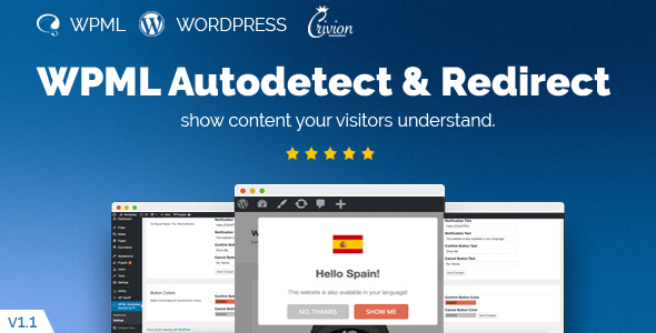 WPML Redirect Based on IP Country icon