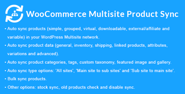 WooCommerce Multisite Product Sync icon