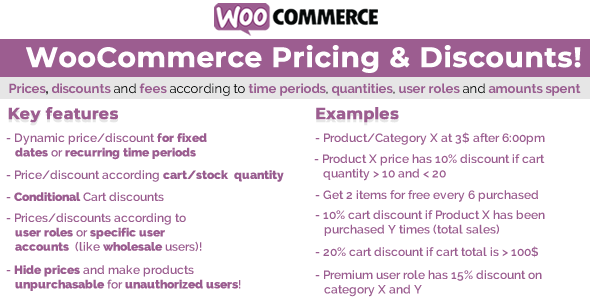 WooCommerce Pricing & Discounts! icon