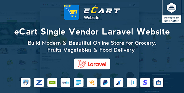 eCart Web- eCommerce Store Website with Laravel