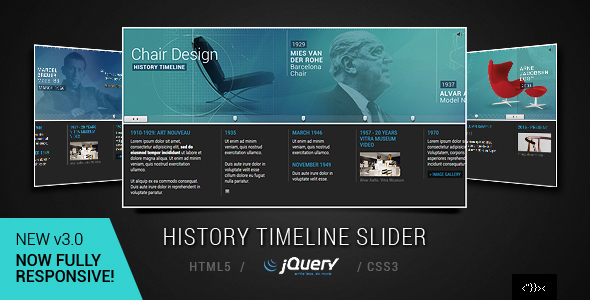 jQuery Responsive Timeline Slider    