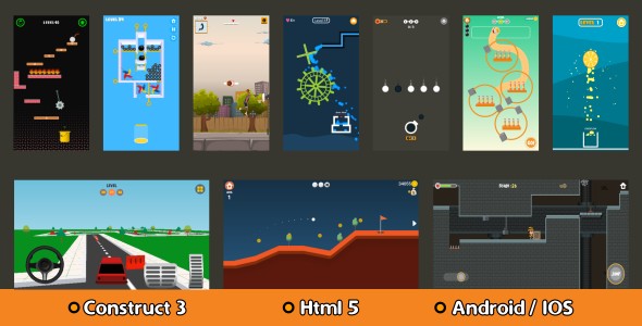 10 GAMES BUNDLE - HTML5 Game (Construct 3) icon