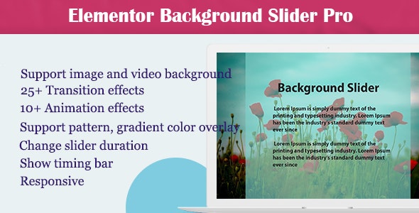 Elementor - Background Slider Pro - CodeCanyon Item for Sale
