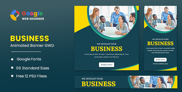 Business Animated Banner Google Web Designer icon