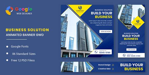 Business Animated Banner Google Web Designer icon