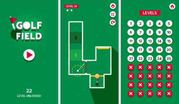 Golf Field - HTML5 Game (Construct3) - 1