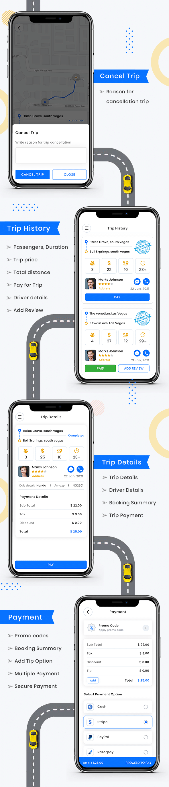 Cabme Flutter Complete Taxi Booking Solution Flutter Full