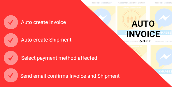 Magento 2 Auto Invoice icon