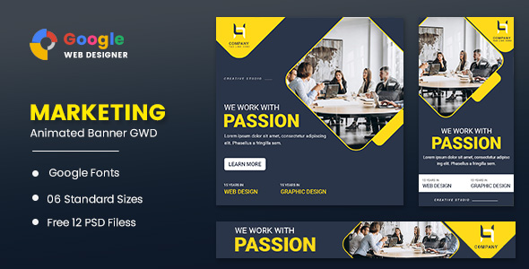 Marketing Animated Banner Google Web Designer icon
