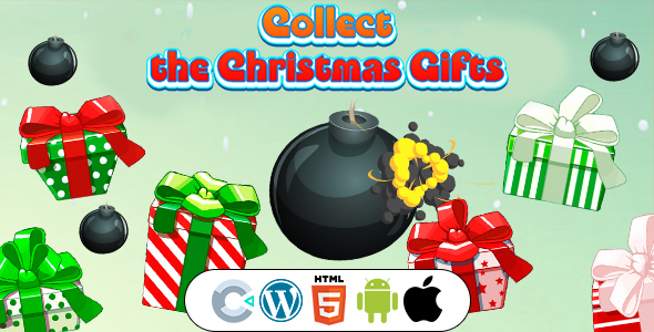 Collect The Christmas Gifts Game (Construct 3 | C3P | HTML5) Christmas Game icon