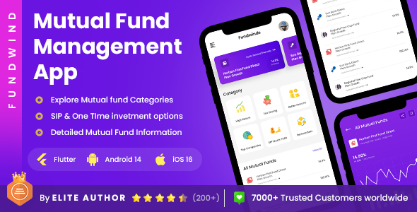 2 App Template| Mutual Fund Investment App| Stock Trading App| Stock Market App| Fundwind icon