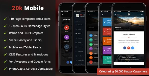 20k Mobile | PhoneGap & Cordova Mobile App icon