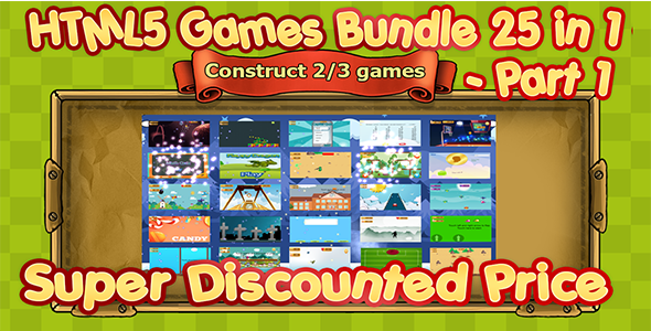 25 HTML5 GAMES BUNDLE (Construct 3 | Construct 2 | Capx) icon