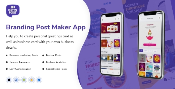 365Festival Poster : Business Marketing Poster Maker App - Flutter 3.0 icon