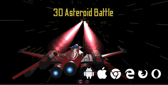 3D Asteroid Battle - Cross Platform Space Shooting Game icon