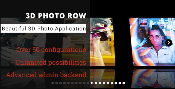 3D Photo Row - Advanced Media Gallery icon