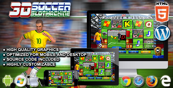 3D Soccer Slot Machine - Premium HTML5 Casino Game icon