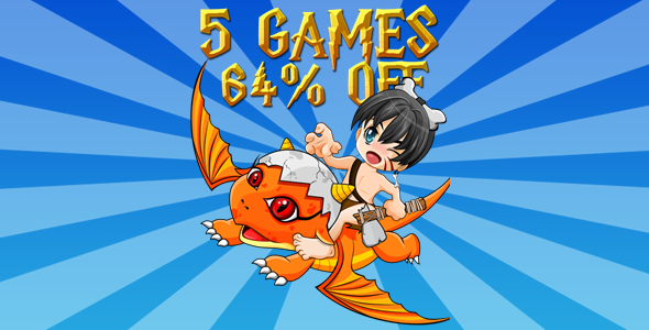 5 Games Bundle 63% OFF $135 for $50 icon