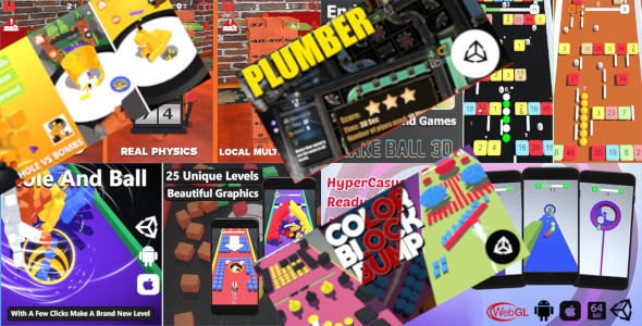 7 Unity Games in 1 Bundle with 51% OFF | Puzzle and Casual Unity Projects for Android and iOS icon