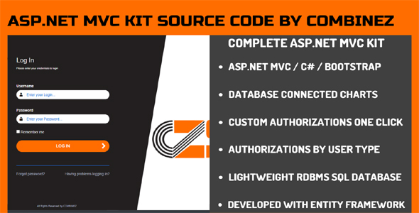 ASP.NET MVC Kit Source Code by COMBINEZ icon